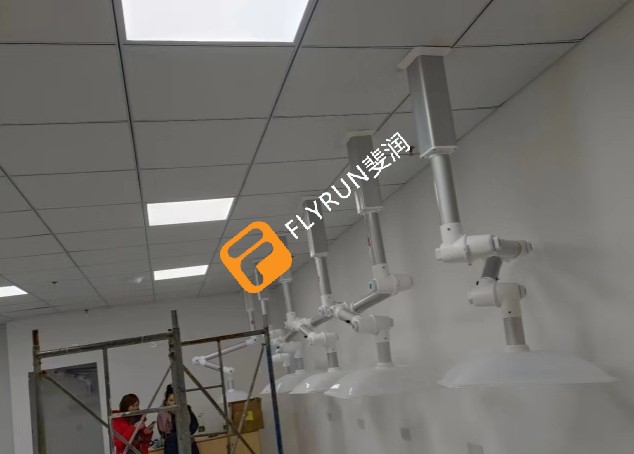 江蘇南京地區(qū)中醫(yī)院艾灸排煙系統(tǒng)安裝完成